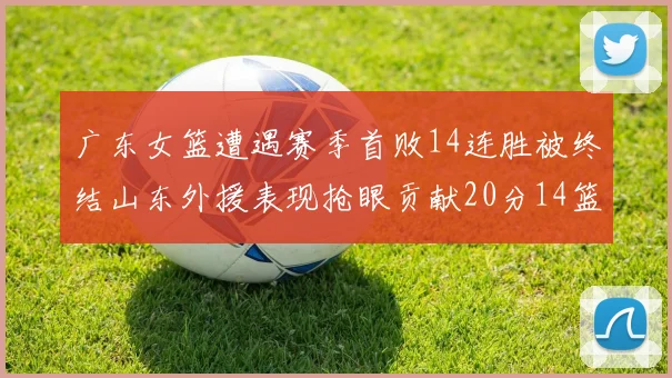 广东女篮遭遇赛季首败14连胜被终结山东外援表现抢眼贡献20分14篮板5助攻